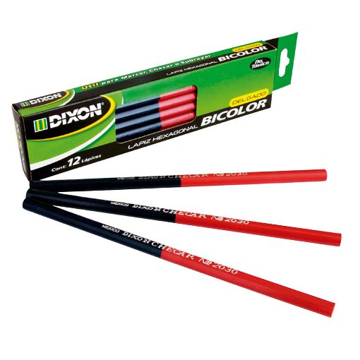 Imagen de LAPIZ BICOLOR HEXAG DELG DIXON