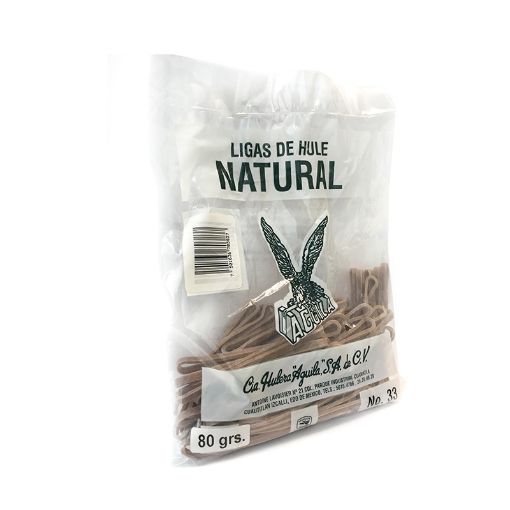 Imagen de LIGA HULE NATURAL # 33 BOLSA 80GRS