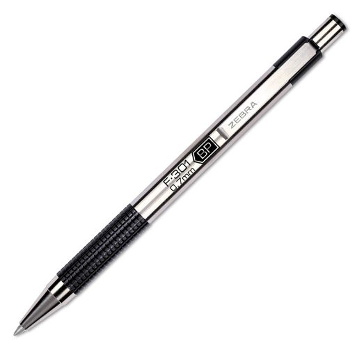 Imagen de BOLIGRAFO FINO RETRACTIL NEGRO F301 GRIP