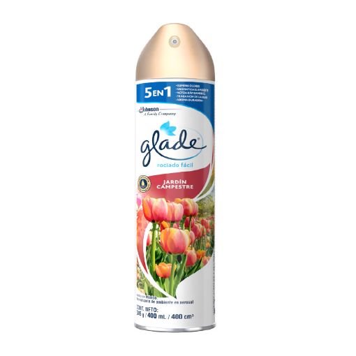 Imagen de AROMATIZANTE AEROSOL GLADE JARDIN CAMPESTRE 357GR