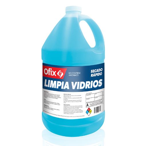 Imagen de LIMPIA VIDRIOS SIN AMONIACO SECADO INSTANTANEO OFIX 4 LT