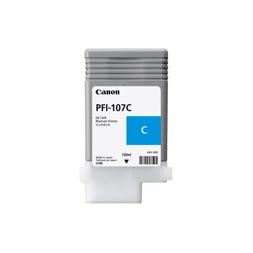 Imagen de CARTUCHO DE TINTA CANON PFI 107C CYAN